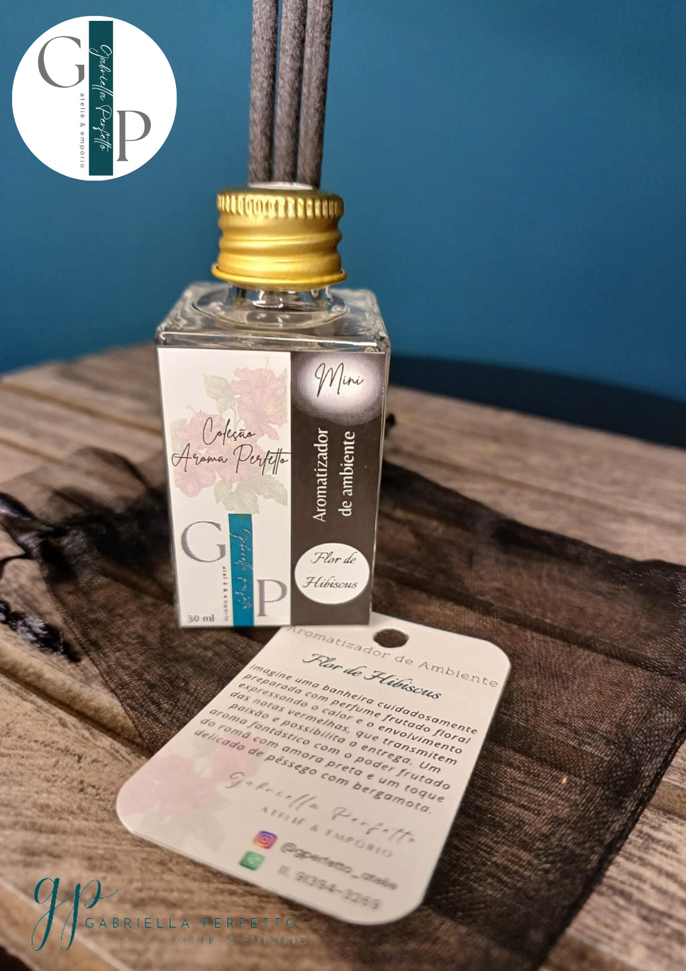 Aromatizador Ambiente | Flor de Hibisco - 30 ml - Imagem 6