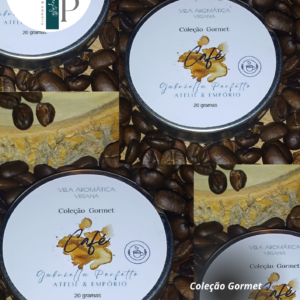 Mini Vela Aromática Vegana | Latinha Café - 20 gramas