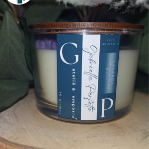 Vela Aromática Vegana Lavanda | Pote 90 Gramas