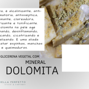 Sabonete Glicerinado | Mineral Dolomita - 90 gr