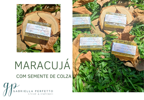 Sabonete Glicerinado | Maracujá com semente de Colza - 100 gr - Imagem 2