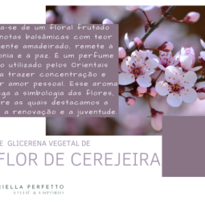 Sabonete Glicerinado | Flor de Cerejeira - 80 gr