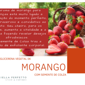 Sabonete Glicerinado | Morango  - 80 gr