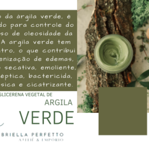 Sabonete Glicerinado | Argila Verde - Aroma Chá Verde - 90 gr